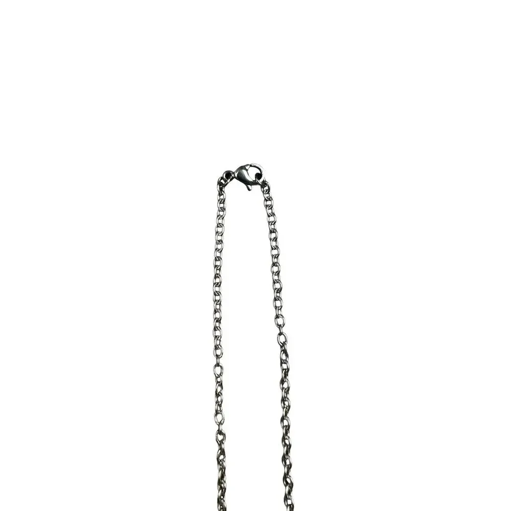 Andrew Christian Paw Print Necklace Silver — One Size